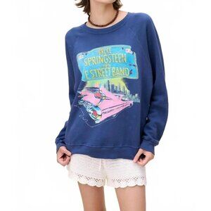 DAYDREAMER Bruce Springsteen Born In The USA Vintage Sweatshirt Blue  XS NWT